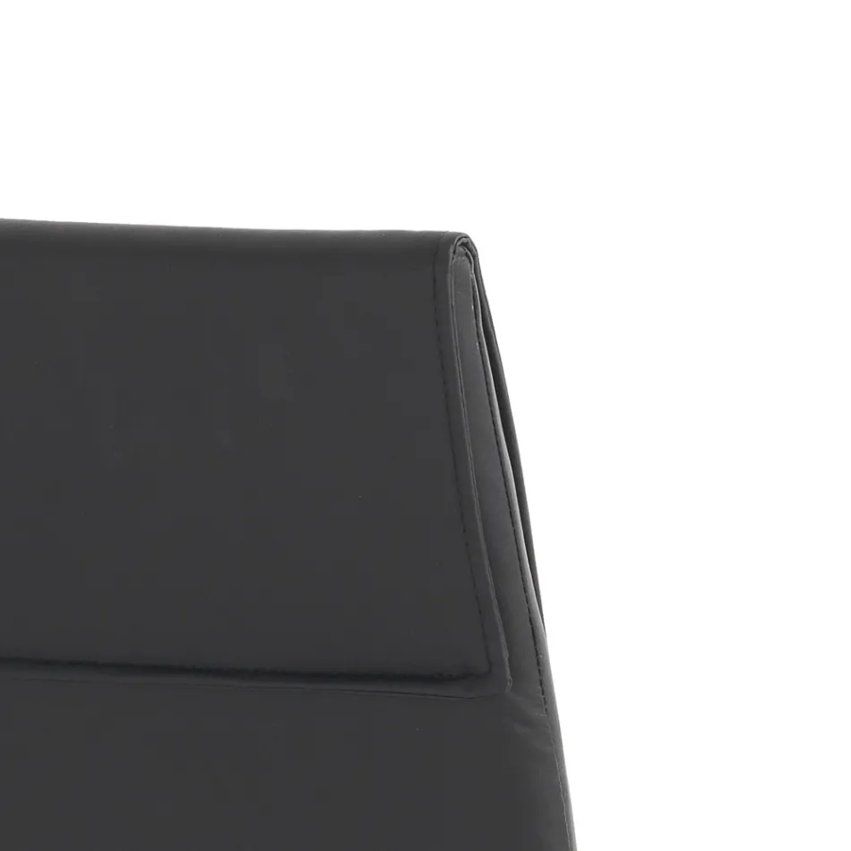 Set of 4 Chairs Upholstered in Synthetic Leather Different Finishes - Uranium Viadurini