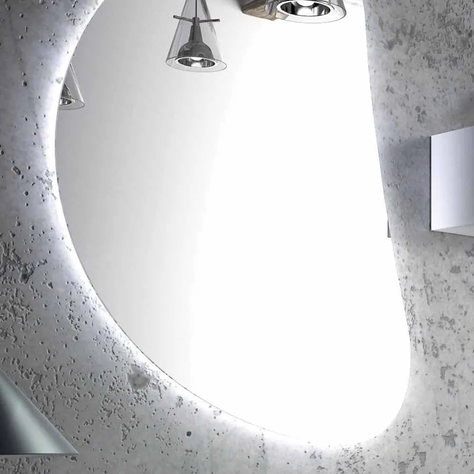 Wooden set bathroom furniture design suspension made in Italy Sad Viadurini