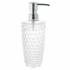 Netro dispenser + glass bathroom set + modern soap dish Viadurini