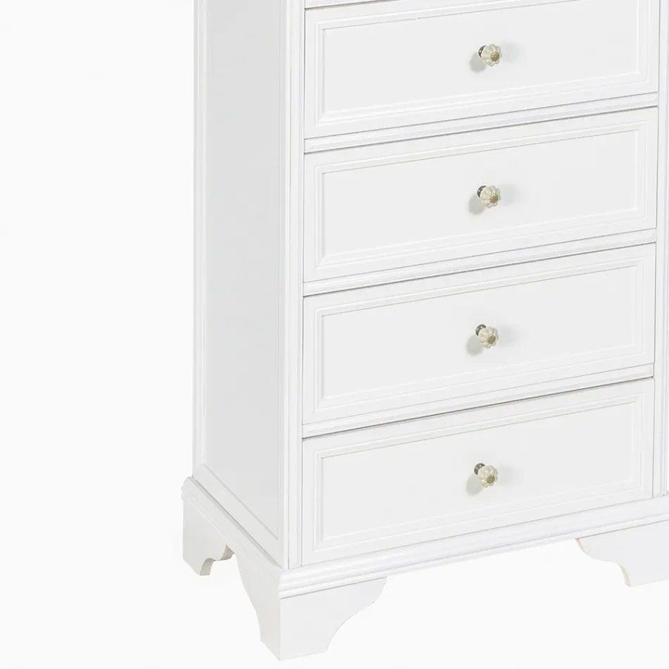 Dresser in Solid Wood of Different Finishes Made in Italy - Nortia Viadurini