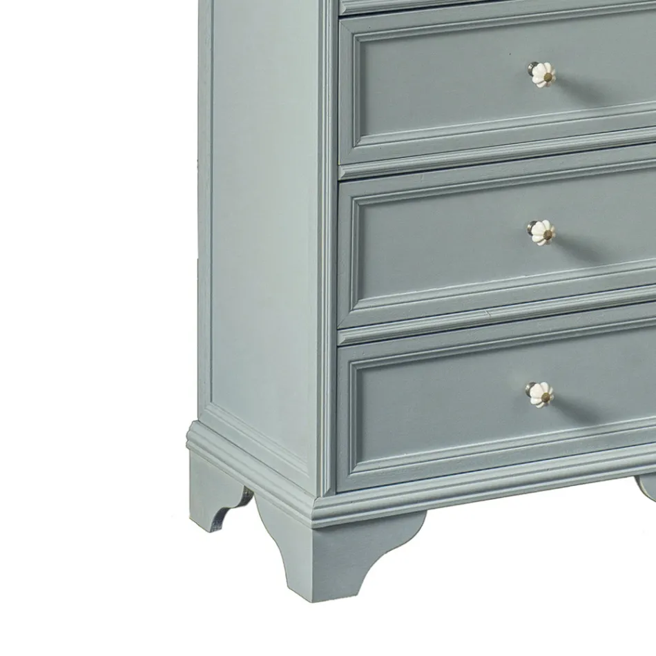 Dresser in Solid Wood of Different Finishes Made in Italy - Nortia Viadurini