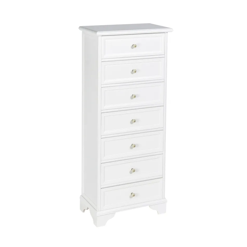 Dresser in Solid Wood of Different Finishes Made in Italy - Nortia Viadurini