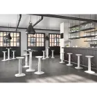 High Design Stool in Polyethylene and Stainless Steel Made in Italy - Pito Viadurini