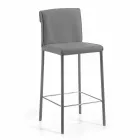 Modern design bar stool Amos, handcrafted in Italy Viadurini