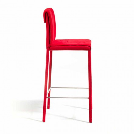 Modern design bar stool Amos, handcrafted in Italy Viadurini