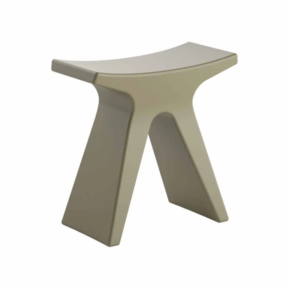 Low Outdoor Polypropylene Stool Made in Italy - Prue Viadurini