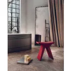 Low Outdoor Polypropylene Stool Made in Italy - Prue Viadurini