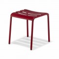 Low Stool in Outdoor Painted Aluminum Made in Italy - Sondra