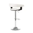 Stool with Height Adjustable Gas Lift - Americium Viadurini