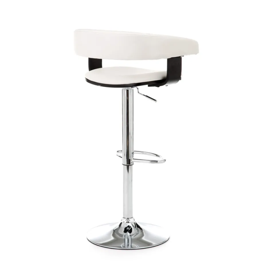 Stool with Height Adjustable Gas Lift - Americium Viadurini