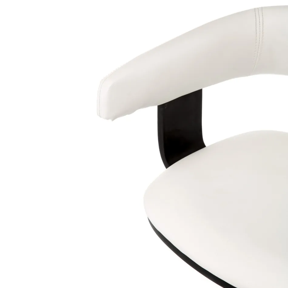 Stool with Height Adjustable Gas Lift - Americium Viadurini