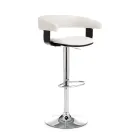 Stool with Height Adjustable Gas Lift - Americium Viadurini