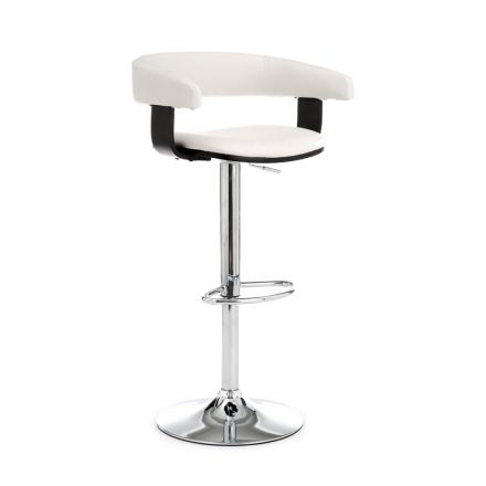 Stool with Height Adjustable Gas Lift - Americium Viadurini
