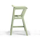 Stool with Solid Beech Wood Structure Made in Italy - Regensburg Viadurini