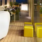 Soft polyurethane cube stool Slide Soft Cube design made in Italy Viadurini