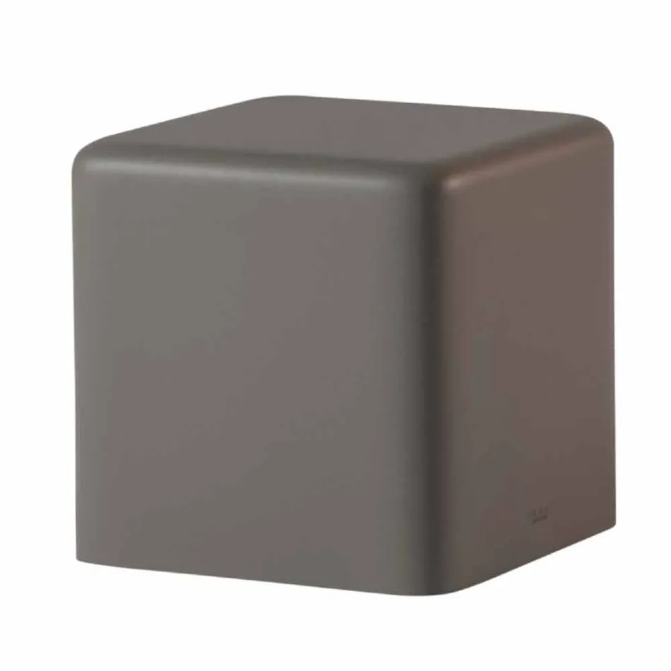Soft polyurethane cube stool Slide Soft Cube design made in Italy Viadurini