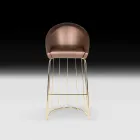 Modern bar stool 100% Made in Italy Dedo Viadurini