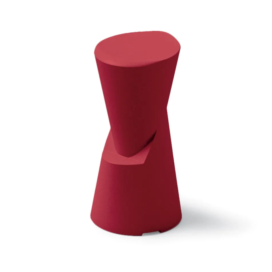 Outdoor Stool in Polyethylene 7 Colors Made in Italy - Cream Viadurini