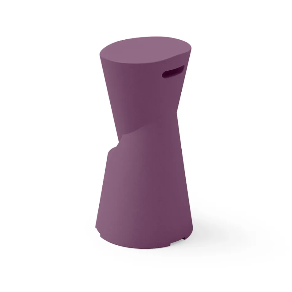 Outdoor Stool in Polyethylene 7 Colors Made in Italy - Cream  Viadurini