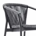 Stackable Garden Stool Aluminum and Technical Fabric - Smart by Varaschin Viadurini