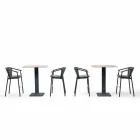 Stackable Garden Stool Aluminum and Technical Fabric - Smart by Varaschin Viadurini