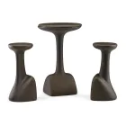 Garden Stool in Colored Polyethylene Made in Italy - Stromboli Viadurini