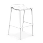 Garden Stool Made Entirely of Aluminum - Resplendent Viadurini
