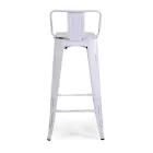 Indoor and Outdoor Iron Stool Height 94 cm - Stationery Viadurini