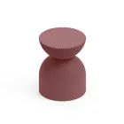 Living Room Stool Made of Polyethylene of Different Colors - Loopy Viadurini