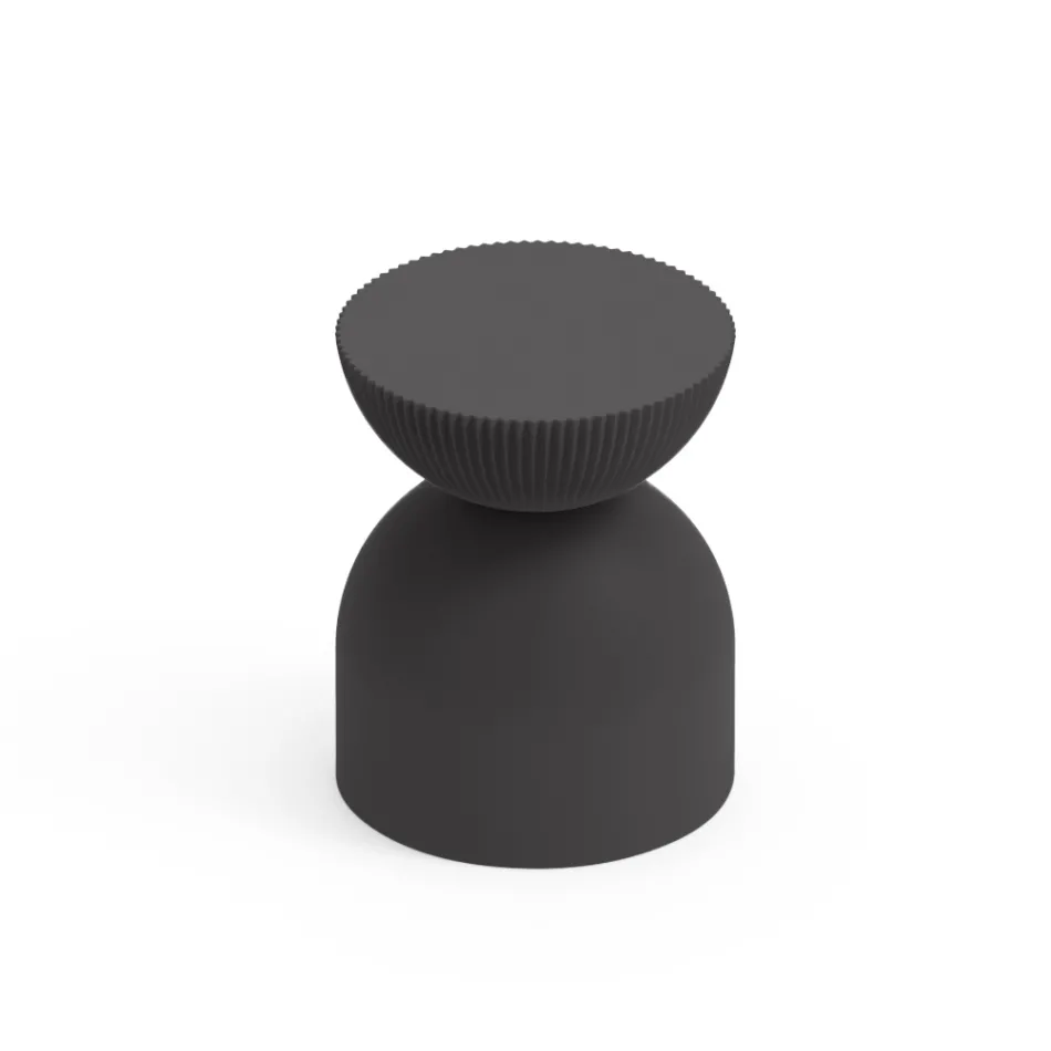 Living Room Stool Made of Polyethylene of Different Colors - Loopy Viadurini