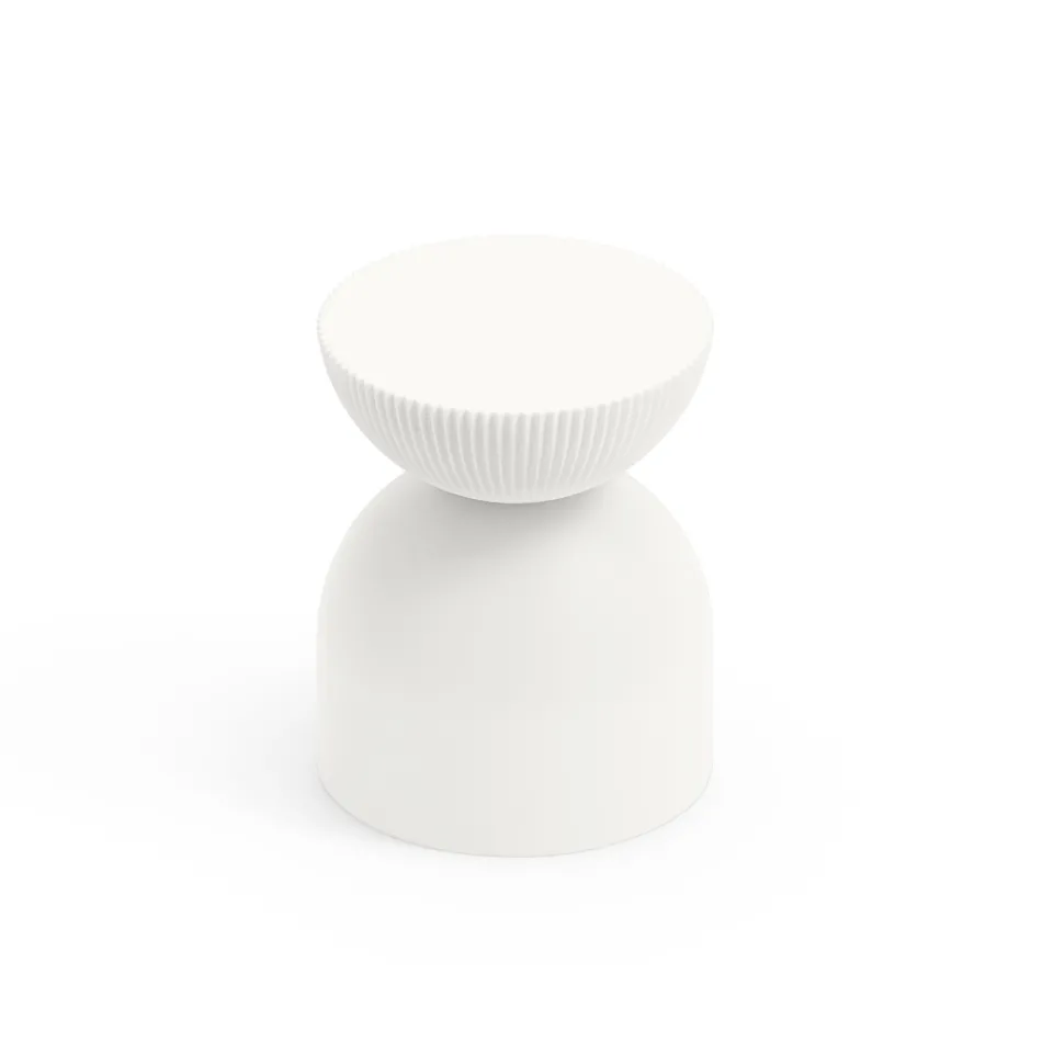 Living Room Stool Made of Polyethylene of Different Colors - Loopy Viadurini