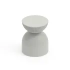 Living Room Stool Made of Polyethylene of Different Colors - Loopy Viadurini