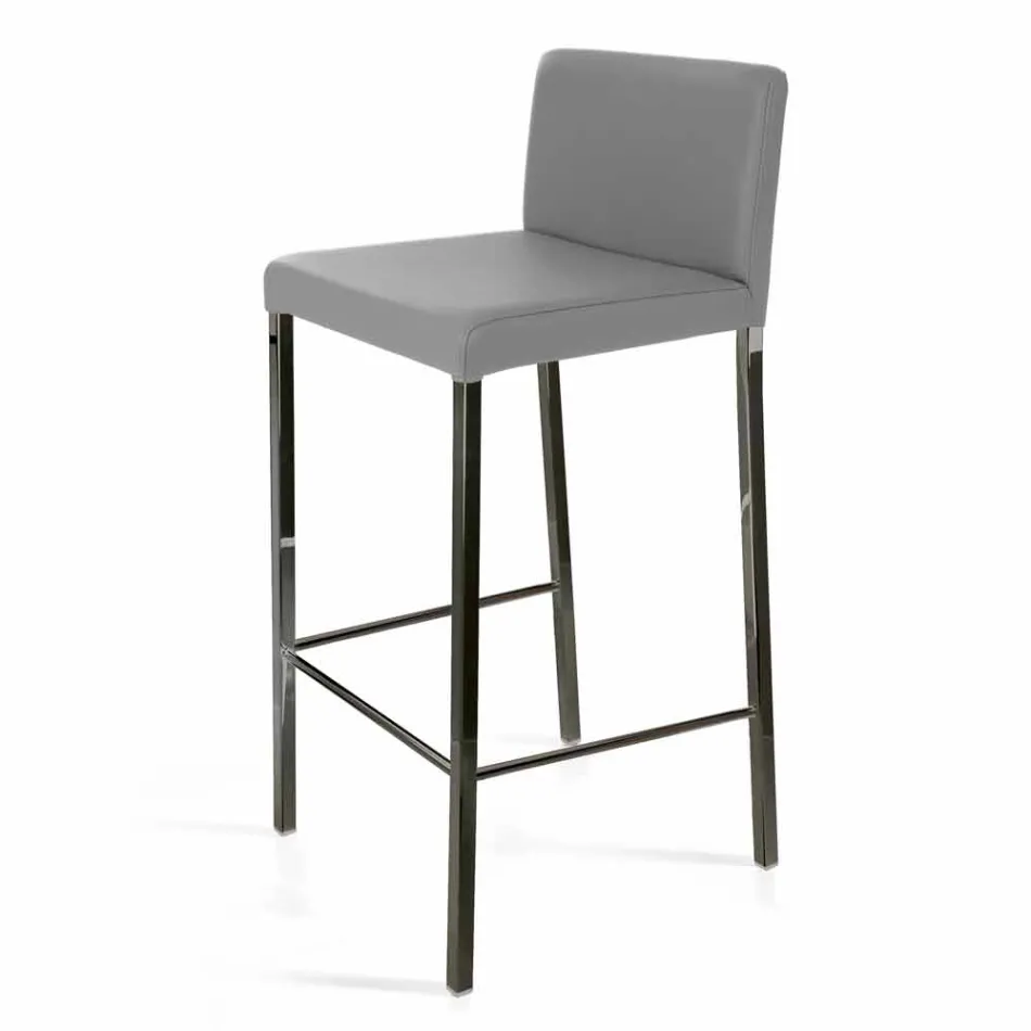 Modern design stool with Alwyn H 86 cm back, made in Italy Viadurini