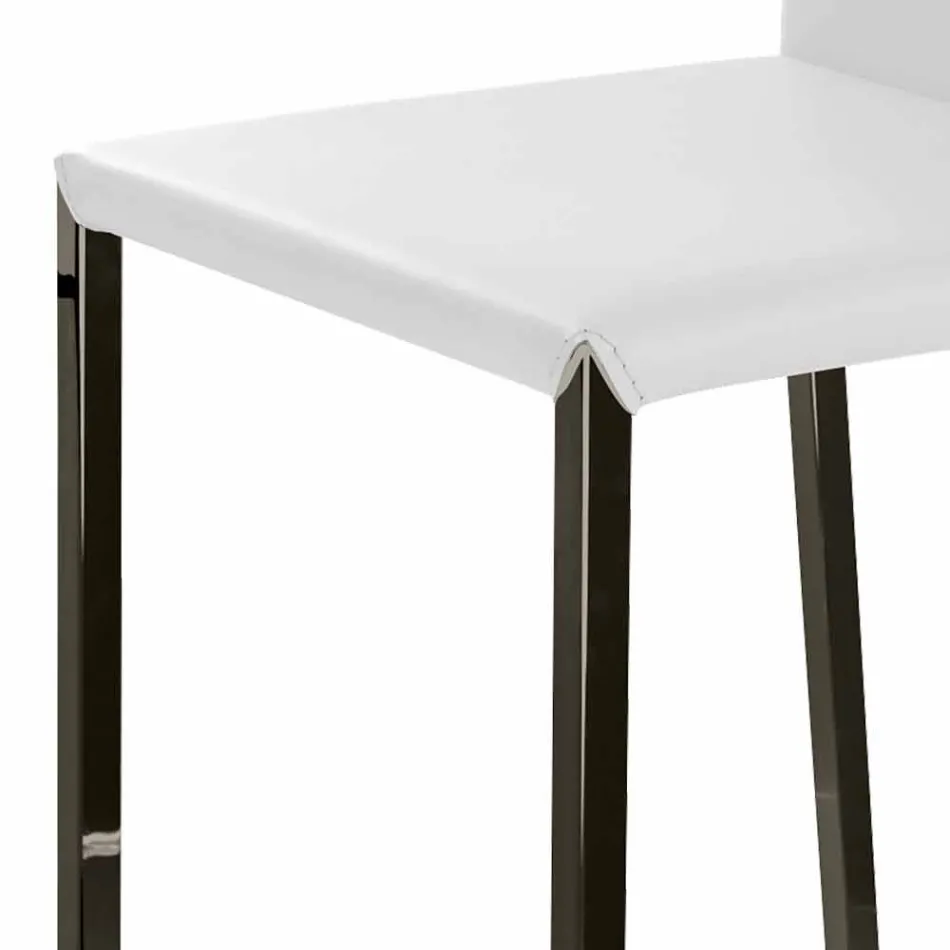 Modern design stool with Alwyn H 86 cm back, made in Italy Viadurini