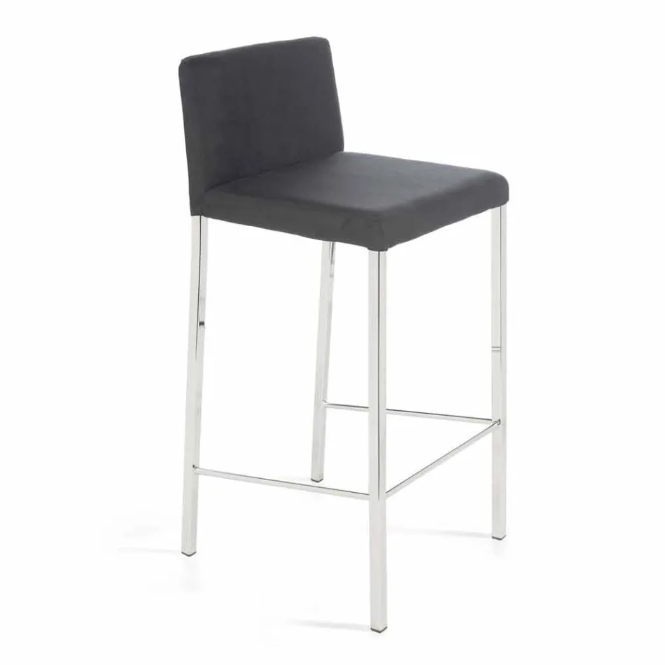 Modern design stool with Alwyn H 86 cm back, made in Italy Viadurini