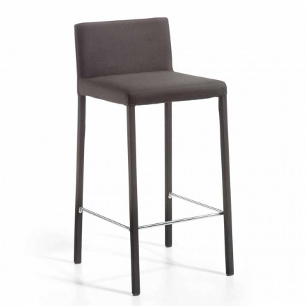 Modern design stool with Alwyn H 86 cm back, made in Italy Viadurini