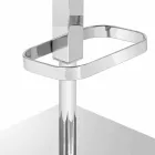 Swivel stool with modern design backrest Gord, H 113 cm Viadurini