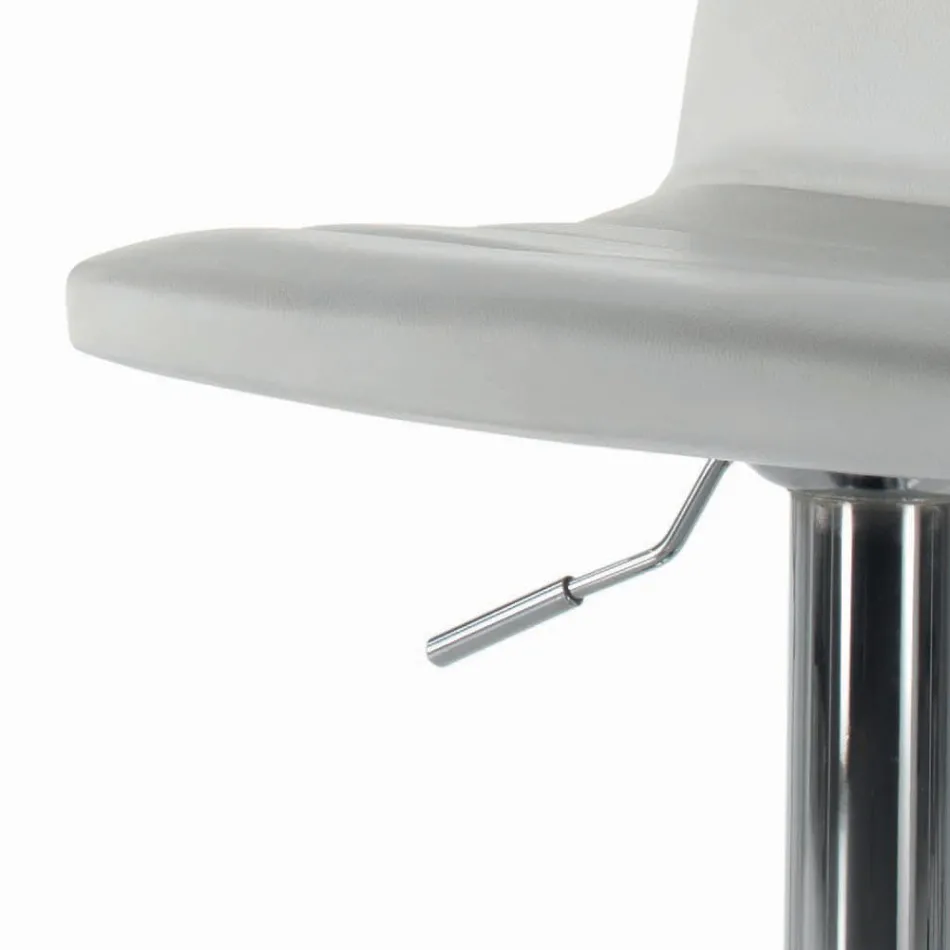 Swivel Stool with Backrest in Different Sizes Made in Italy - Parma Viadurini