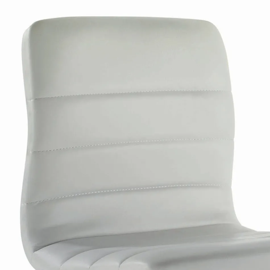 Swivel Stool with Backrest in Different Sizes Made in Italy - Parma Viadurini