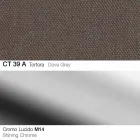 Swivel Stool in Fabric and Steel with Gas Lift Made in Italy - Marchesi Viadurini