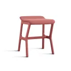 Stool in Solid Beech with Fabric Seat Made in Italy - Regensburg Viadurini