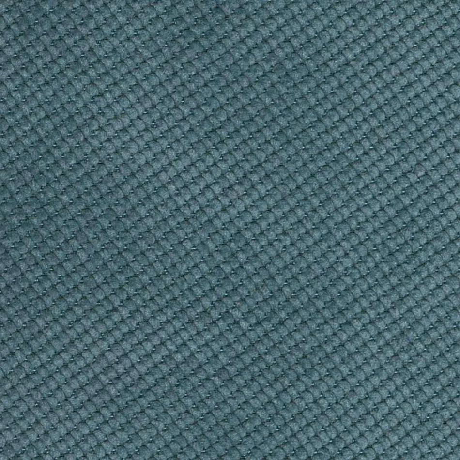 Stool in Fabric and Anthracite Metal Design Made in Italy - Nautilus Viadurini