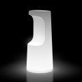 Luminous Outdoor Stool in Polyethylene with LED Light Made in Italy - Forlina