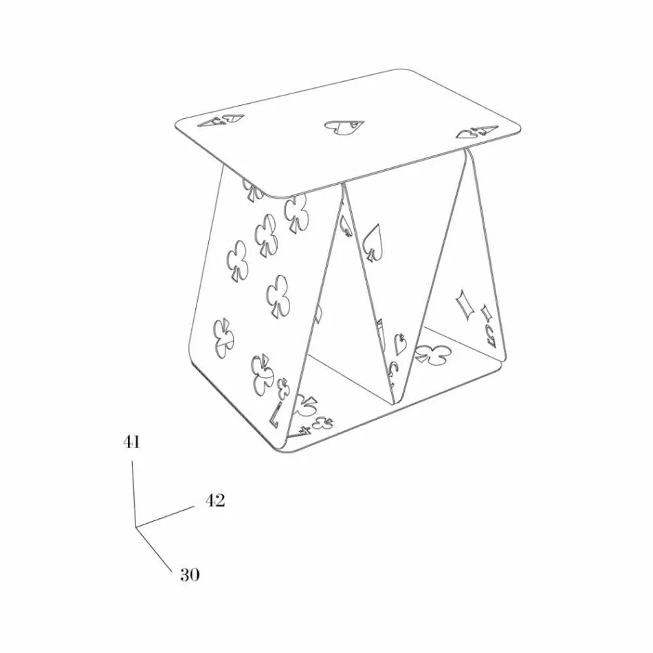 Stool - table - desk racks ComeQuandoFuoriPiove Mabele Viadurini