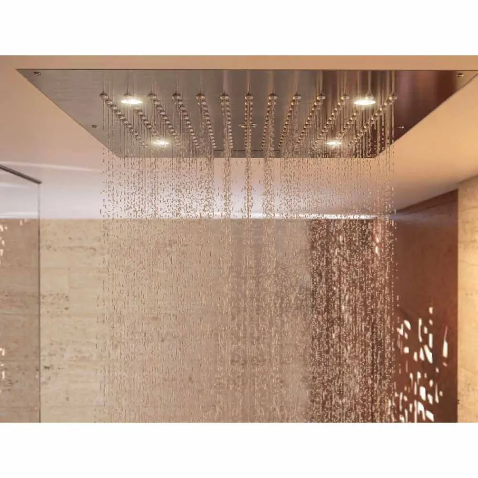 Shower head with chromotherapy two modern design Dream jets Viadurini