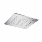 Stainless Steel Ceiling Shower Head with 3 Jets Made in Italy - Frido Viadurini