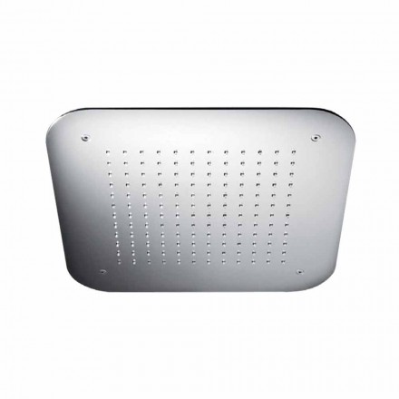 Stainless Steel Single Jet Ceiling Shower Head Made in Italy - Elcan Viadurini