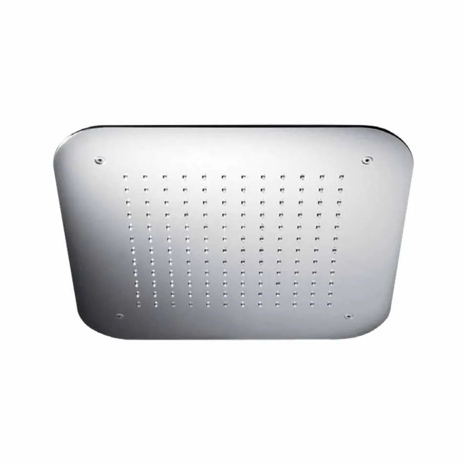 Stainless Steel Single Jet Ceiling Shower Head Made in Italy - Elcan Viadurini