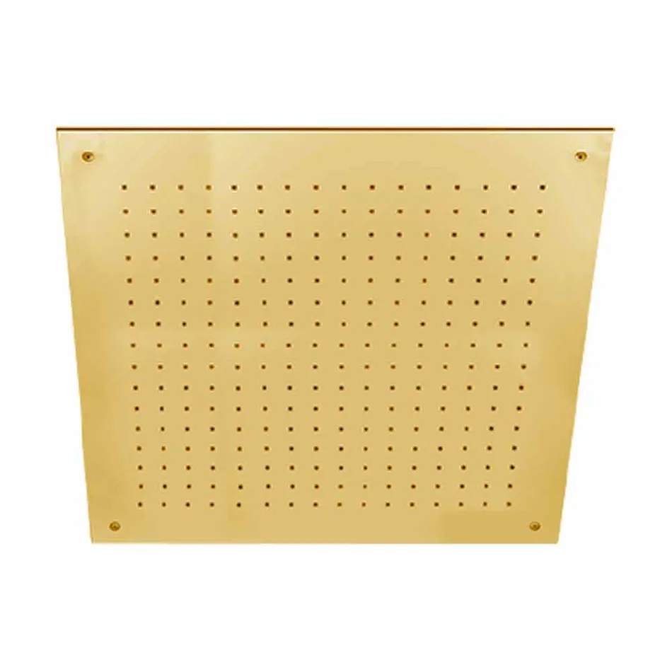 Stainless Steel Single Jet Ceiling Shower Head Made in Italy - Cauro Viadurini