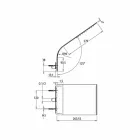 Slim Steel Shower Head with Rain Jet Made in Italy - Vispo Viadurini